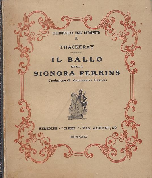 Il ballo della signora Perkins - William M. Thackeray - copertina
