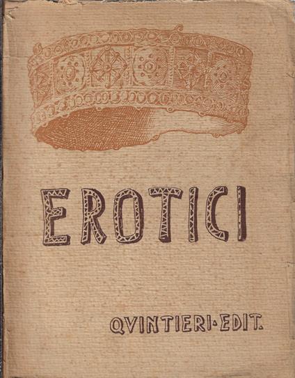 Erotici - Luigi Siciliani - copertina