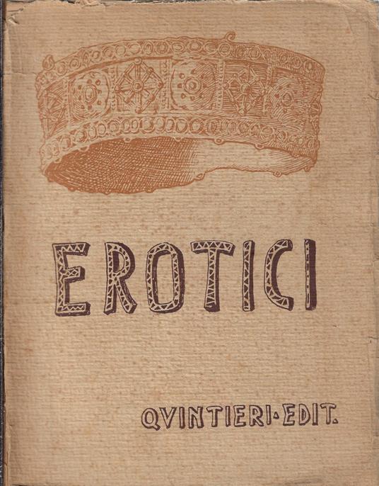 Erotici - Luigi Siciliani - copertina