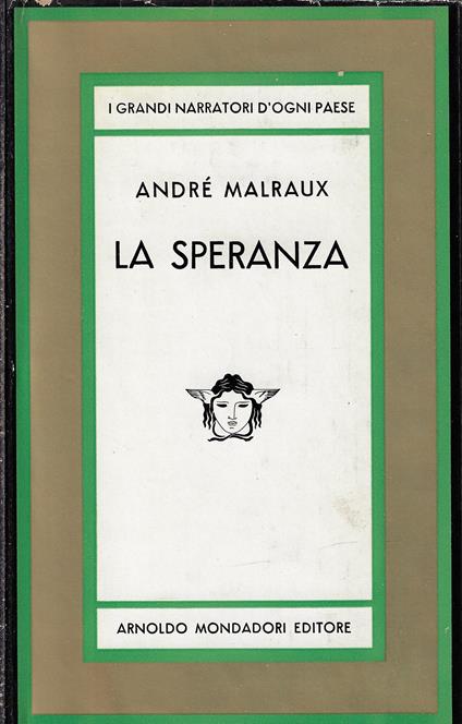 La speranza : romanzo - André Malraux - copertina