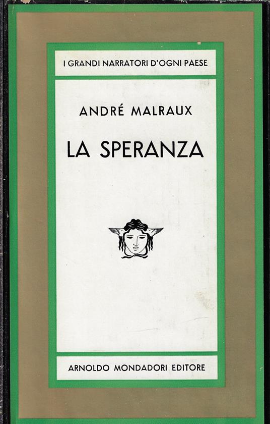 La speranza : romanzo - André Malraux - copertina