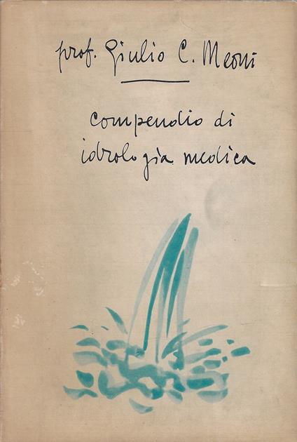 Compendio di idrologia medica - copertina