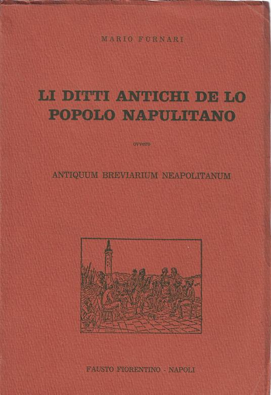 Li ditti antichi de lo popolo napulitano ovvero Antiquum breviarum neapolitanum - copertina