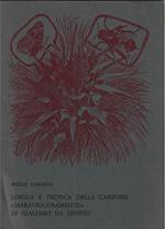 Lingua e tecnica della canzone Maravigliosamente di Giacomo da Lentini