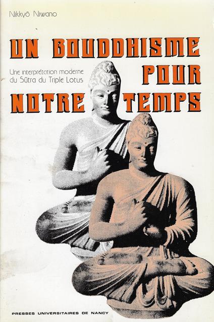 Un Bouddhisme pour notre temps: Une interprétation moderne du Sûtra du Triple Lotus - copertina