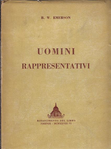 Uomini rappresentativi - copertina