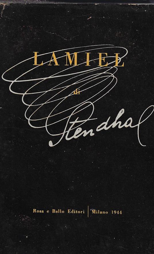 Lamiel - Stendhal - copertina