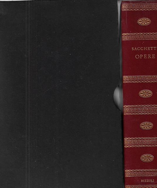 Opere - Franco Sacchetti - copertina