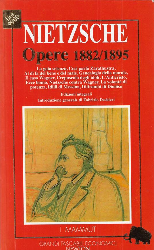 Opere 1882/1895 - Friedrich Nietzsche - copertina