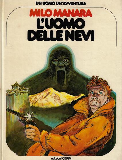 L' uomo delle nevi - Milo Manara - copertina