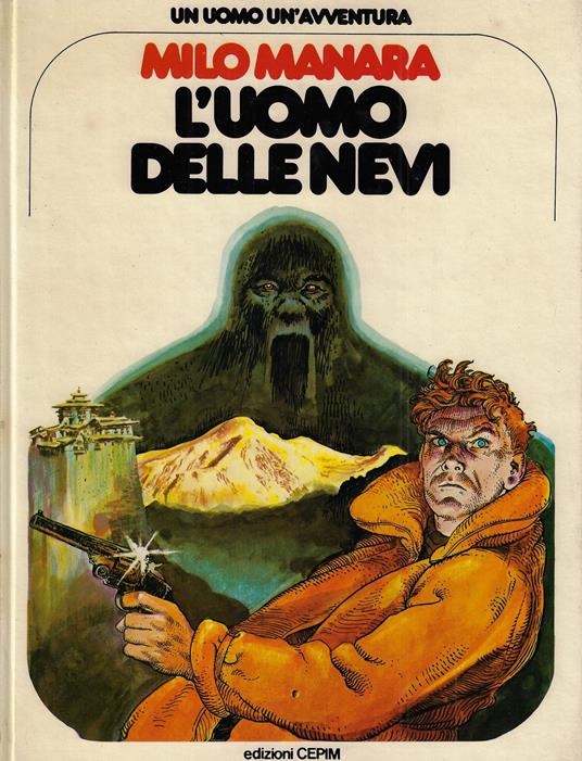 L' uomo delle nevi - Milo Manara - copertina