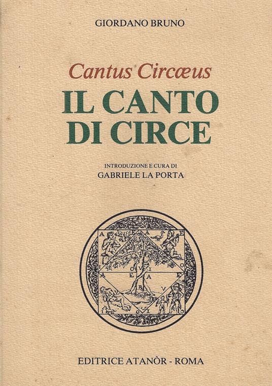 Il canto di Circe - Giordano Bruno - copertina