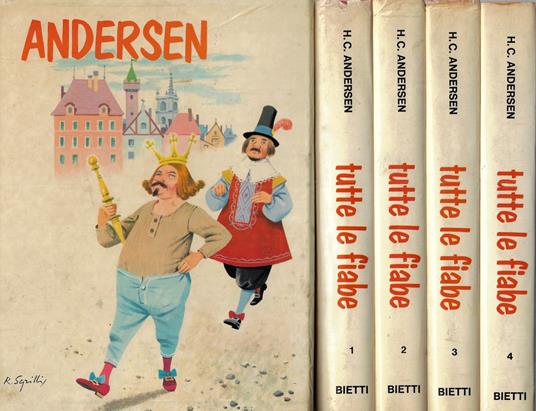 Tutte le fiabe (quattro volumi) - Hans Christian Andersen - copertina