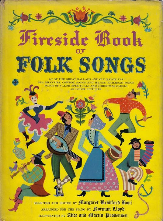 Fireside book of folk songs - copertina