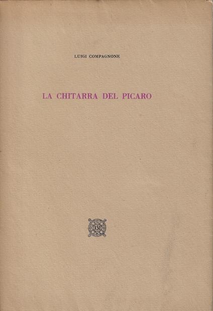 La chitarra del picaro - Luigi Compagnone - copertina