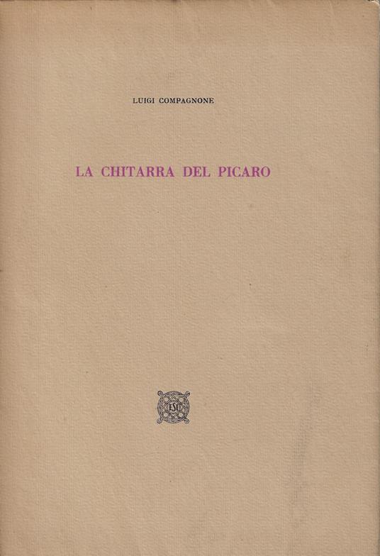 La chitarra del picaro - Luigi Compagnone - copertina