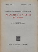 Commento alle norme per la costruzione di palazzine e villini in Roma