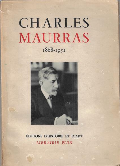 Charles Maurras : 1868-1952 - copertina