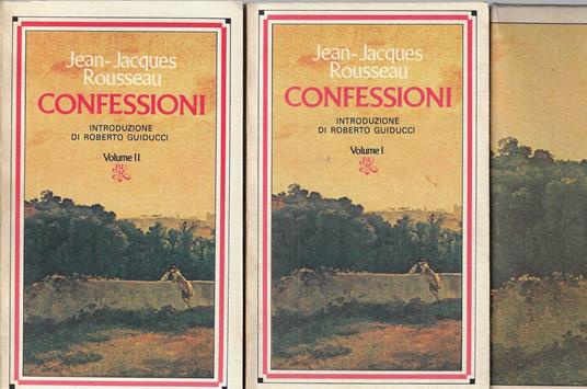 Confessioni (due volumi) - Jean-Jacques Rousseau - copertina