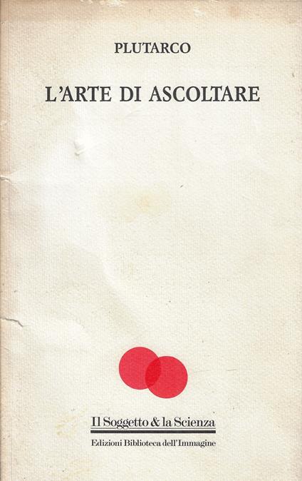 L' arte di ascoltare - Plutarco - copertina