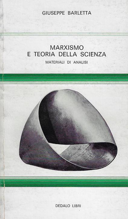 Marxismo e teoria della scienza. Materiali di analisi - copertina