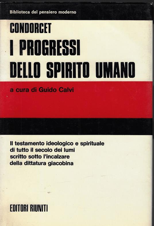 Saggio di un quadro storico dei progressi dello spirito umano - copertina