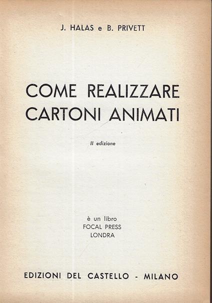 Come realizzare cartoni animati - copertina