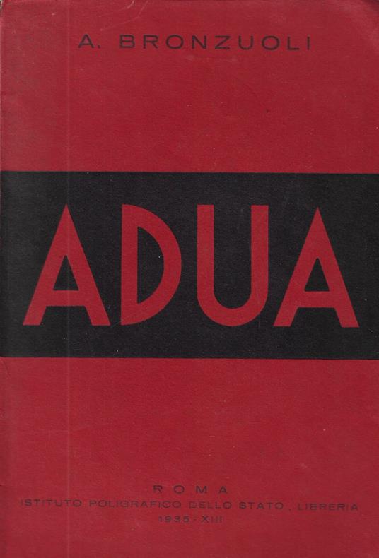 Adua - Anacleto Bronzuoli - copertina