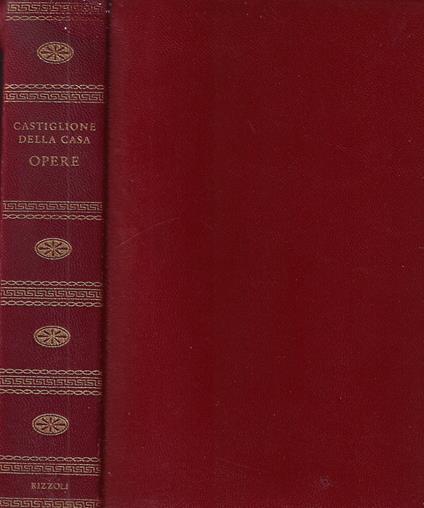 Opere - Baldassarre Castiglione - copertina