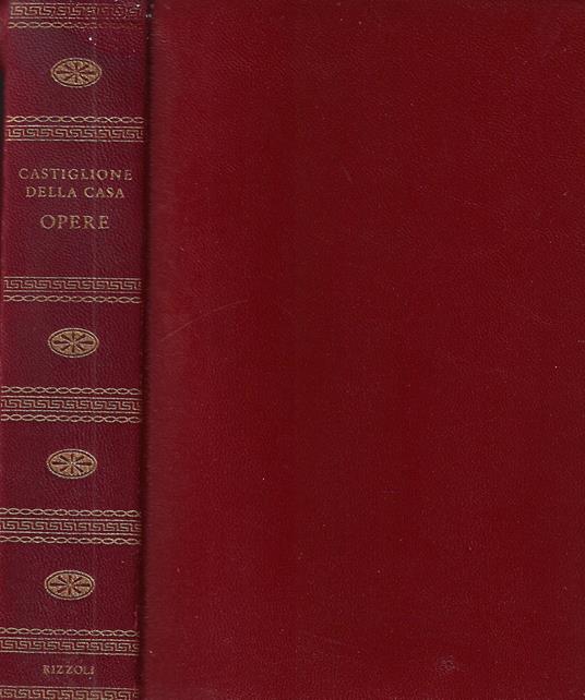 Opere - Baldassarre Castiglione - copertina