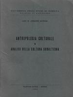 Antropologia culturale e analisi della cultura subalterna