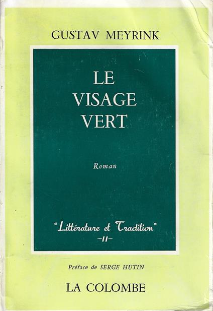 Le visage vert - copertina