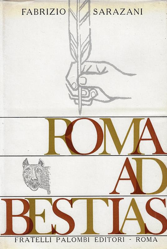 Roma ad bestias - Fabrizio Sarazani - copertina