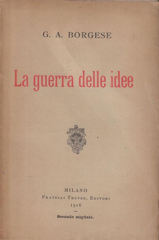 La guerra delle idee - copertina