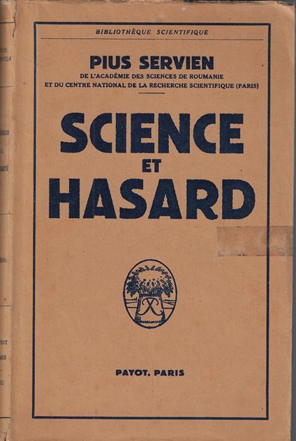Science et hasard - copertina