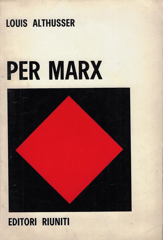 Per Marx - Louis Althusser - copertina