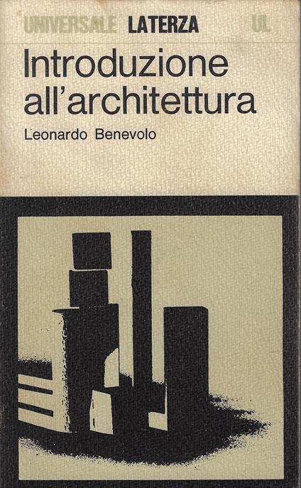 Introduzione all'architettura - Leonardo Benevolo - copertina