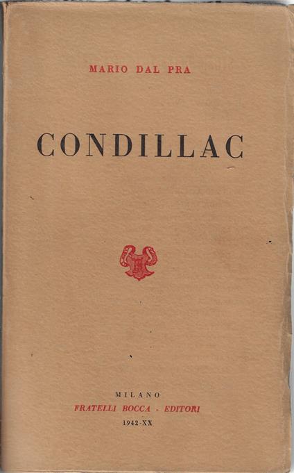 Condillac - copertina