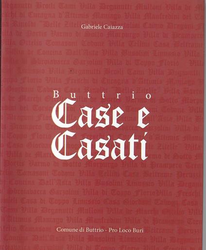 Buttrio : case e casati - copertina