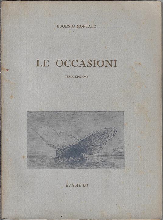 Le occasioni - Eugenio Montale - copertina