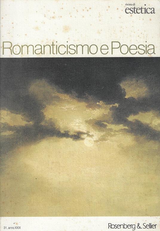 Romanticismo e poesia - copertina