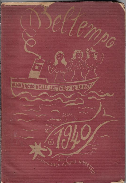 Beltempo: almanacco delle lettere e delle arti, 1940 - copertina