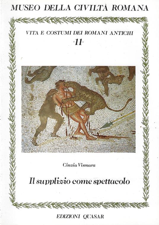 Il supplizio come spettacolo - copertina