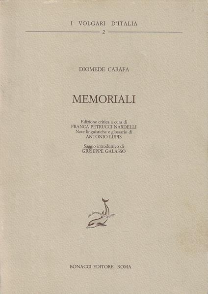 Memoriali - copertina