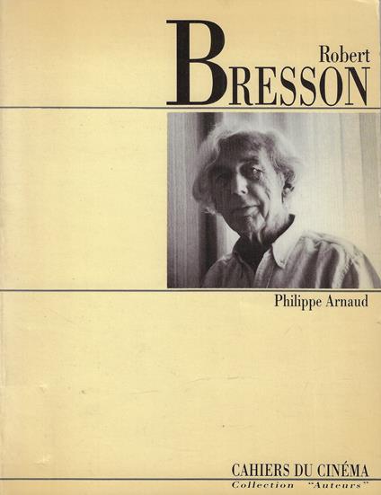 Robert Bresson - copertina