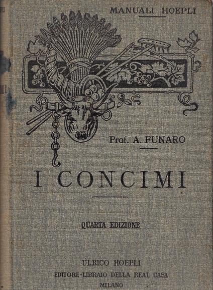 I concimi - Angiolo Funaro - copertina