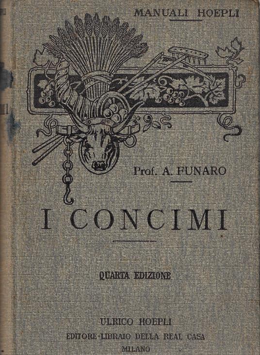 I concimi - Angiolo Funaro - copertina