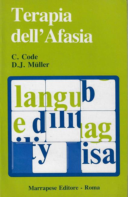 Terapia dell'Afasia - copertina