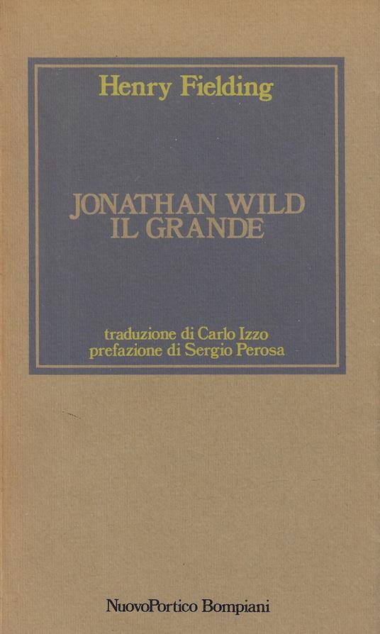 Jonathan Wild il grande - Henry Fielding - copertina