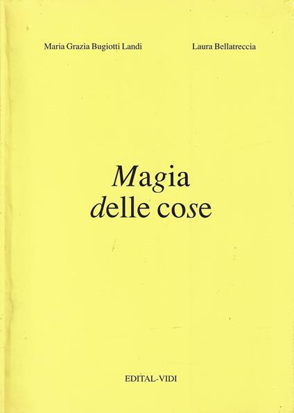 Magia delle cose - copertina